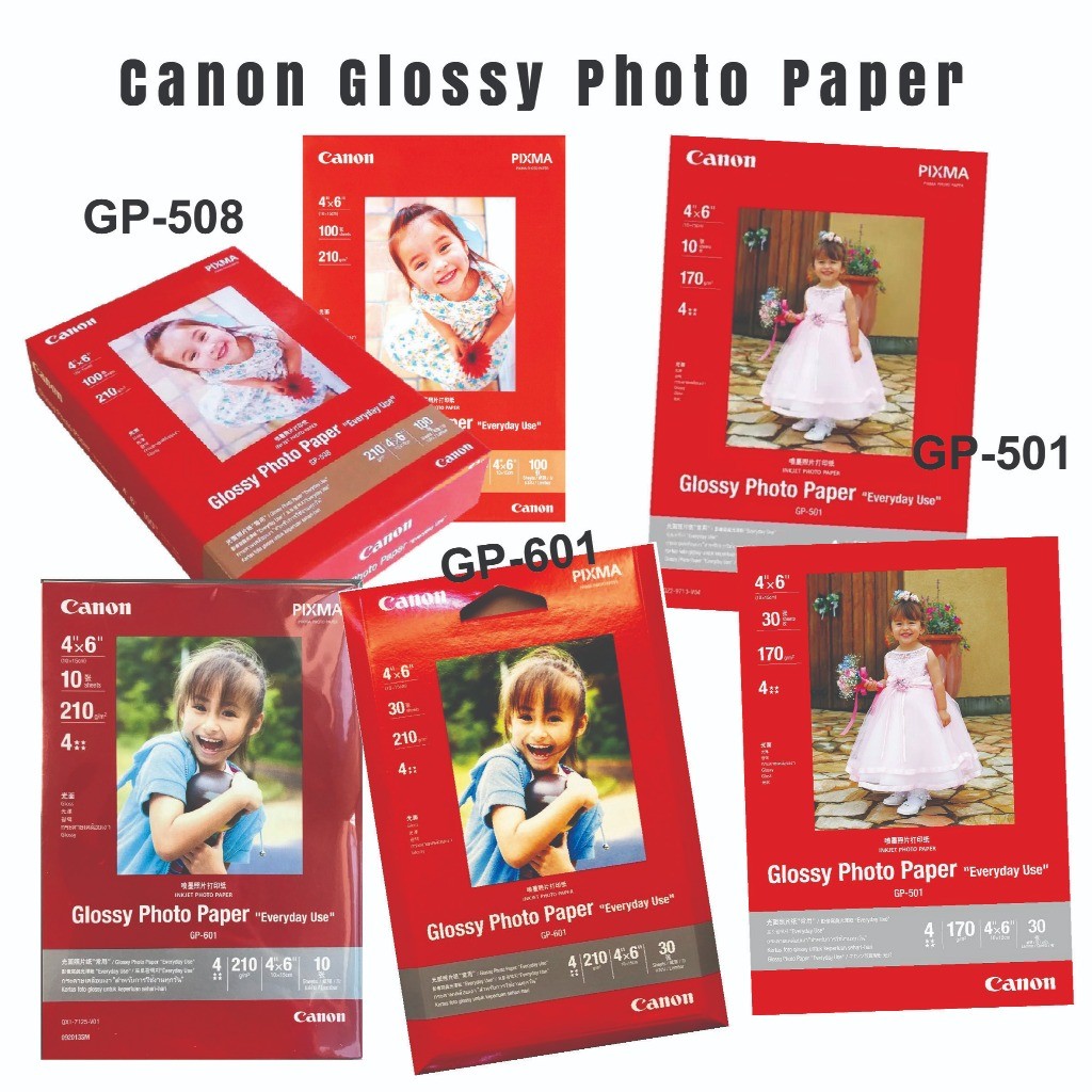 Canon Glossy Photo Paper 4R 4