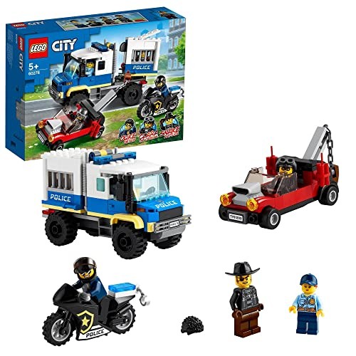 LEGO City Thief Convoy 60276 Toy Block Present Police Detective Vehicle Vehicle Boys Girls Ages 5 Shopee Singapore