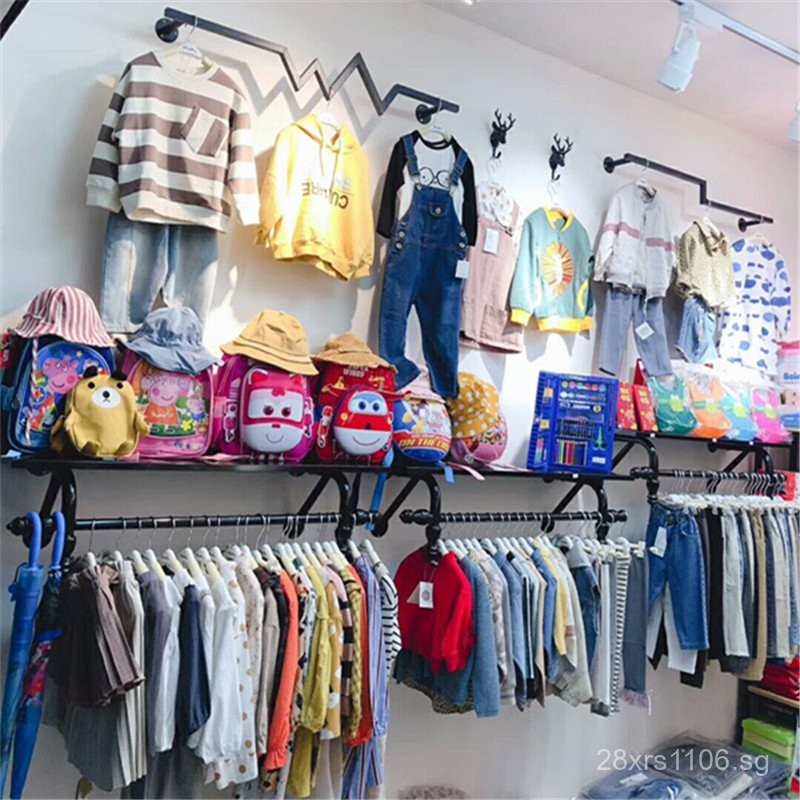 Wall-Mounted Display Rack for Clothing, Suitable for Girls' Clothing ...