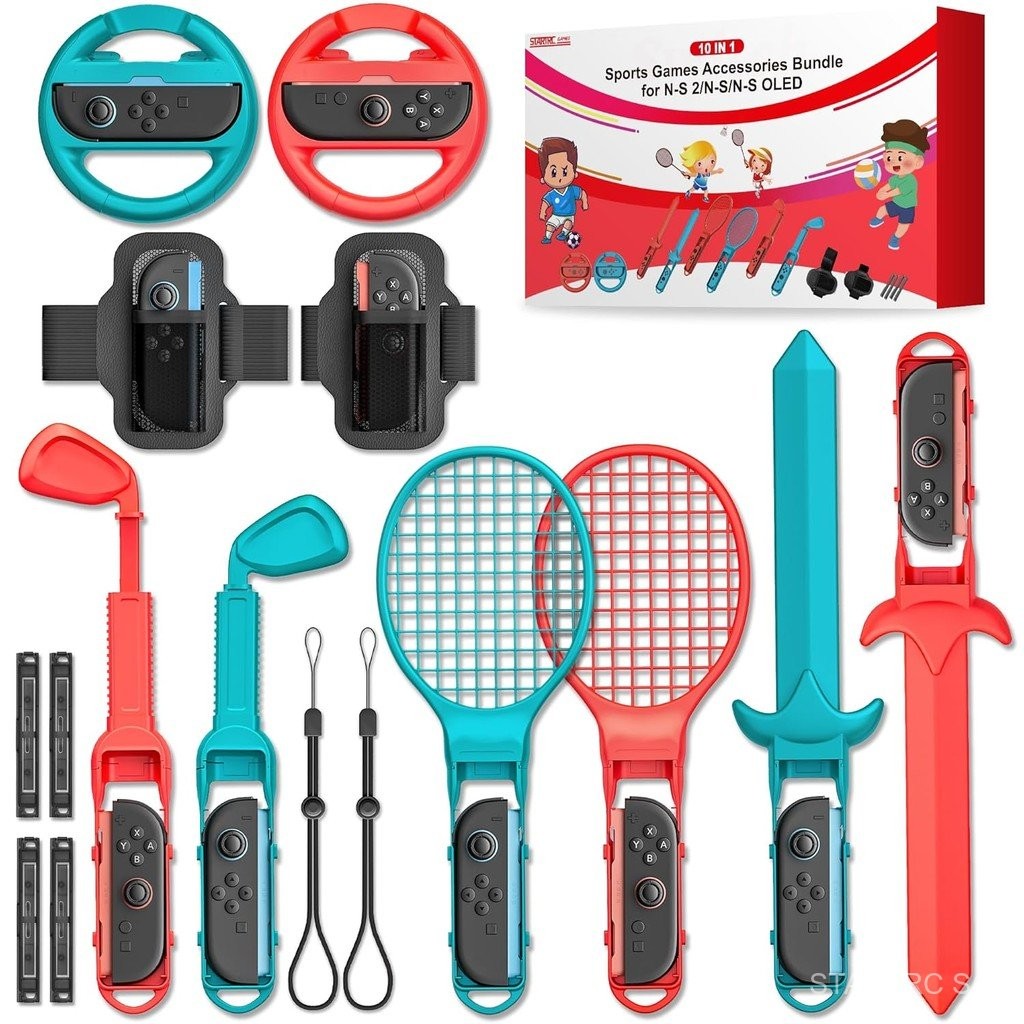 Switch 2 Game Motion Sensing Sports Kit Compatible Nintendo Switch