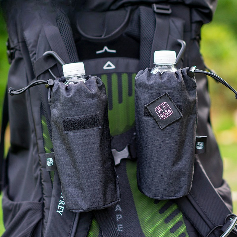 31g Black Shoulder Strap Bag 300D Hiking Backpack with External Water ...