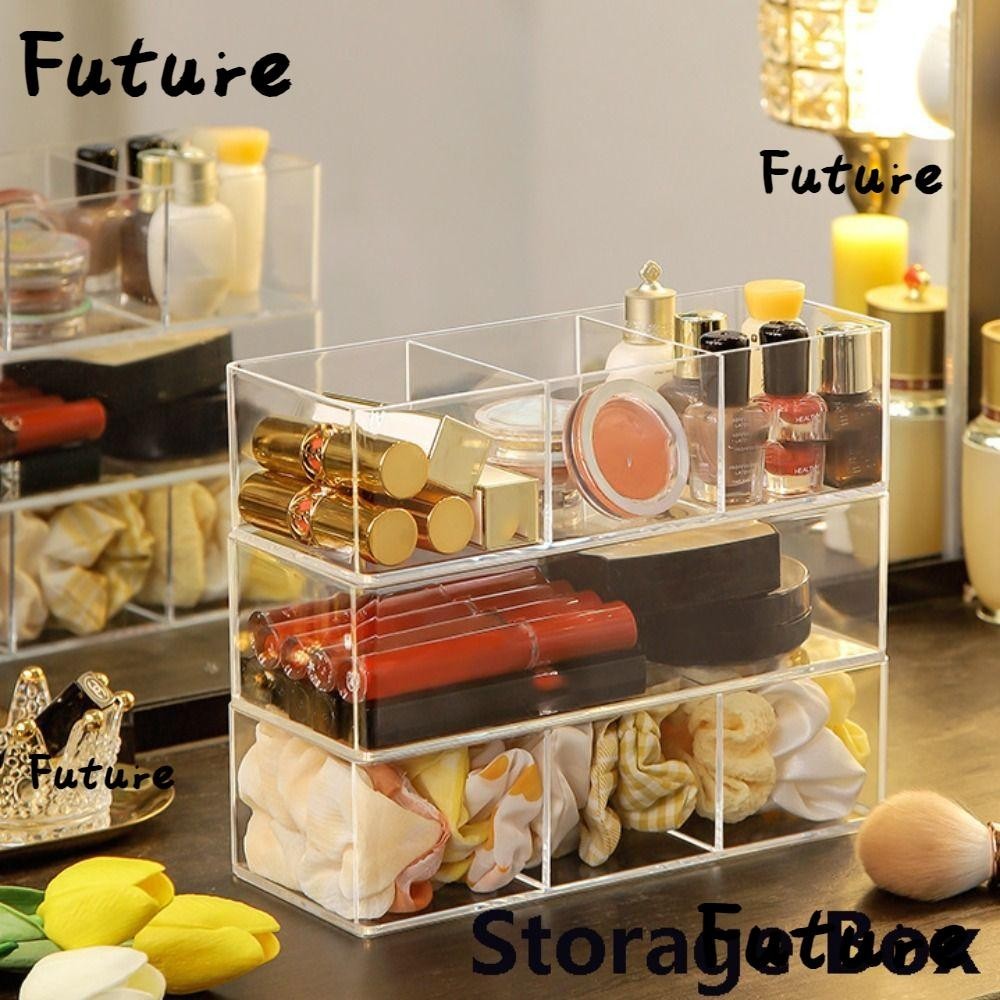 FUTURE Storage Box, Layered Makeup Organizer, Storage Compartment ...