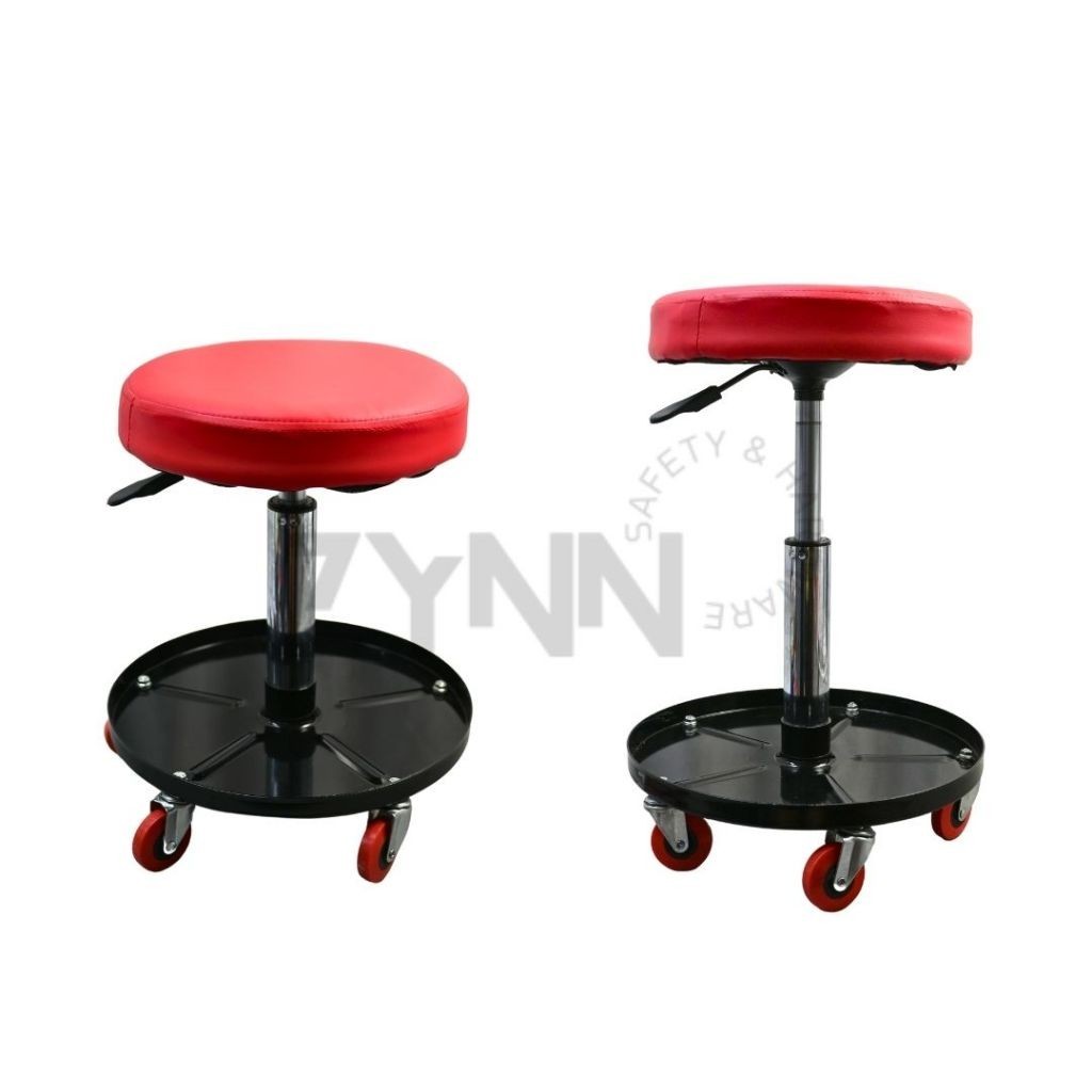 [SG STOCK] CAR REPAIR CHAIR ROUND Heavy Duty Rolling Pneumatic Creeper ...