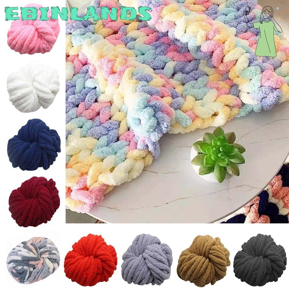 EBINLANDS Coarse Yarn, Winter Warm Soft Chunky Yarn, DIY Handwoven