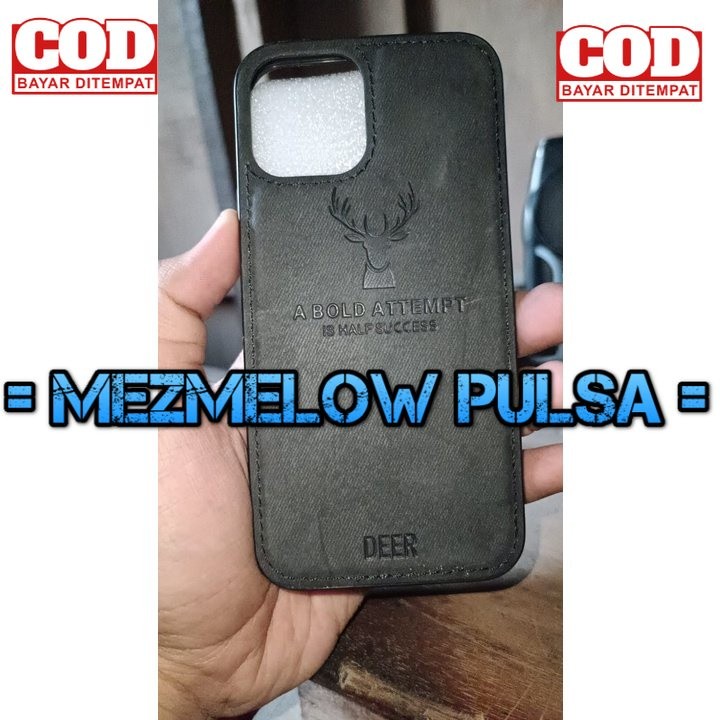 Case Cloth Jeans / Caseng Derr Casing Canvas Motif Rusa Casing IPHONE 12 PRO / IPHONE 12 BIASA - Gambar 2