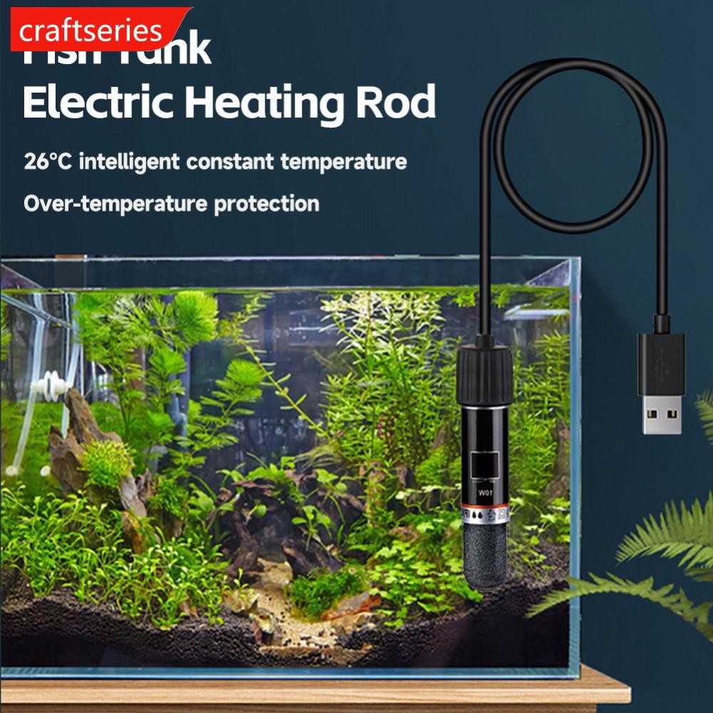 CRAFTSERIES USB/Plug Mini Aquarium Heater Safe Shrimp/Turtle/Fish ...