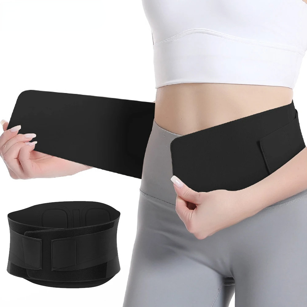 Thin Waist Support Belt for Lower Back Pain Relief, Adjustable Lumbar ...
