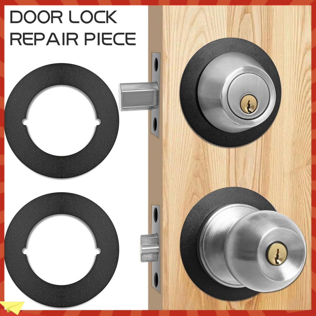 GH| Correct Door Lock Alignment Hardened Steel Door Lock Support 2pcs ...