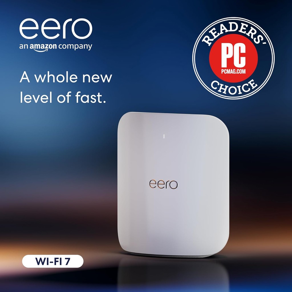 Amazon eero Max 7 mesh wifi router | Supports 10 Gbps, 2.5gbps