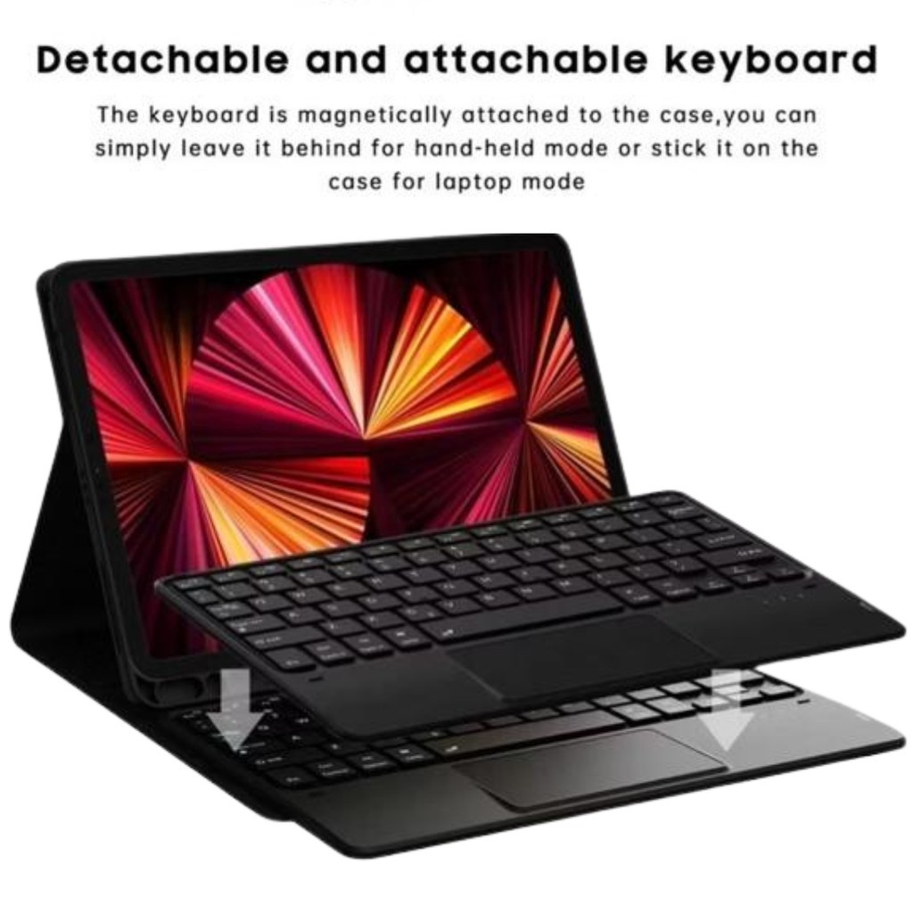 Case Tablet Support Wireless Bluetooth Ipad 11th 10th 10.9" Pro 11 Air 4/5/1/2 Gen 5/6/7/8/9 10.2" Mini 6/7 Casing Only Bookcover Flip With Pen Holder - Gambar 4