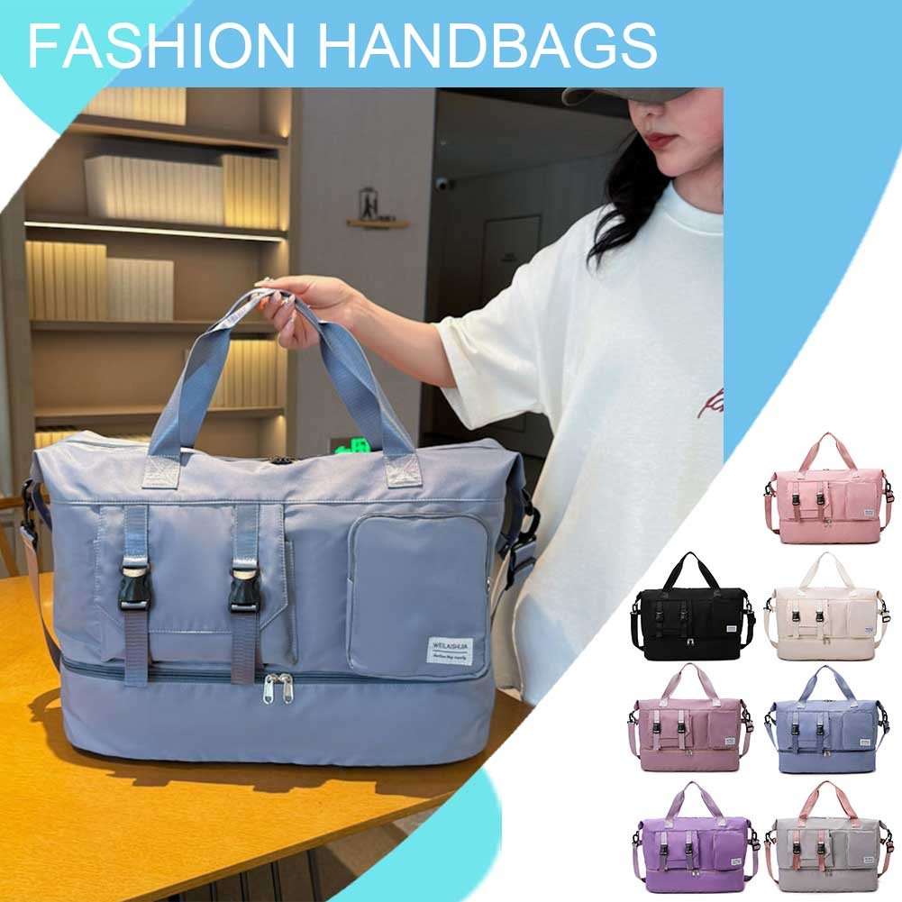 Travel Duffle Bag Fashion Tote Handbag Large Capacity Sports Tote Gym