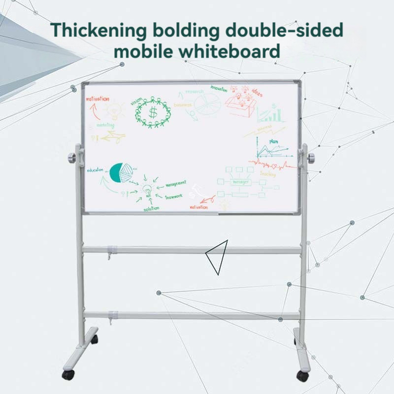udmall.sg Mobile Stand Magnetic Whiteboard Teaching Training Adjustable ...