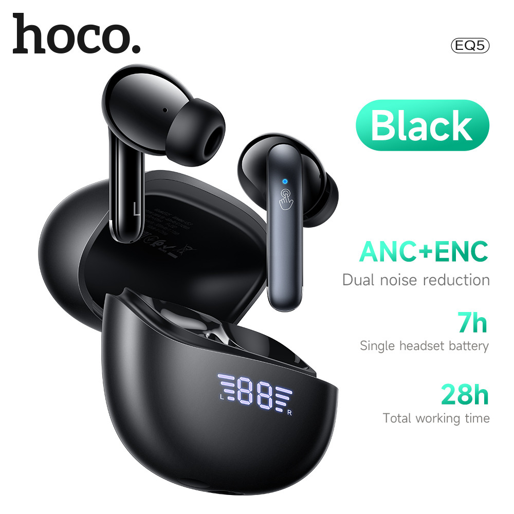 [Connect two mobile phones ] HOCO EQ5 TWS Wireless Bluetooth Earphones ...