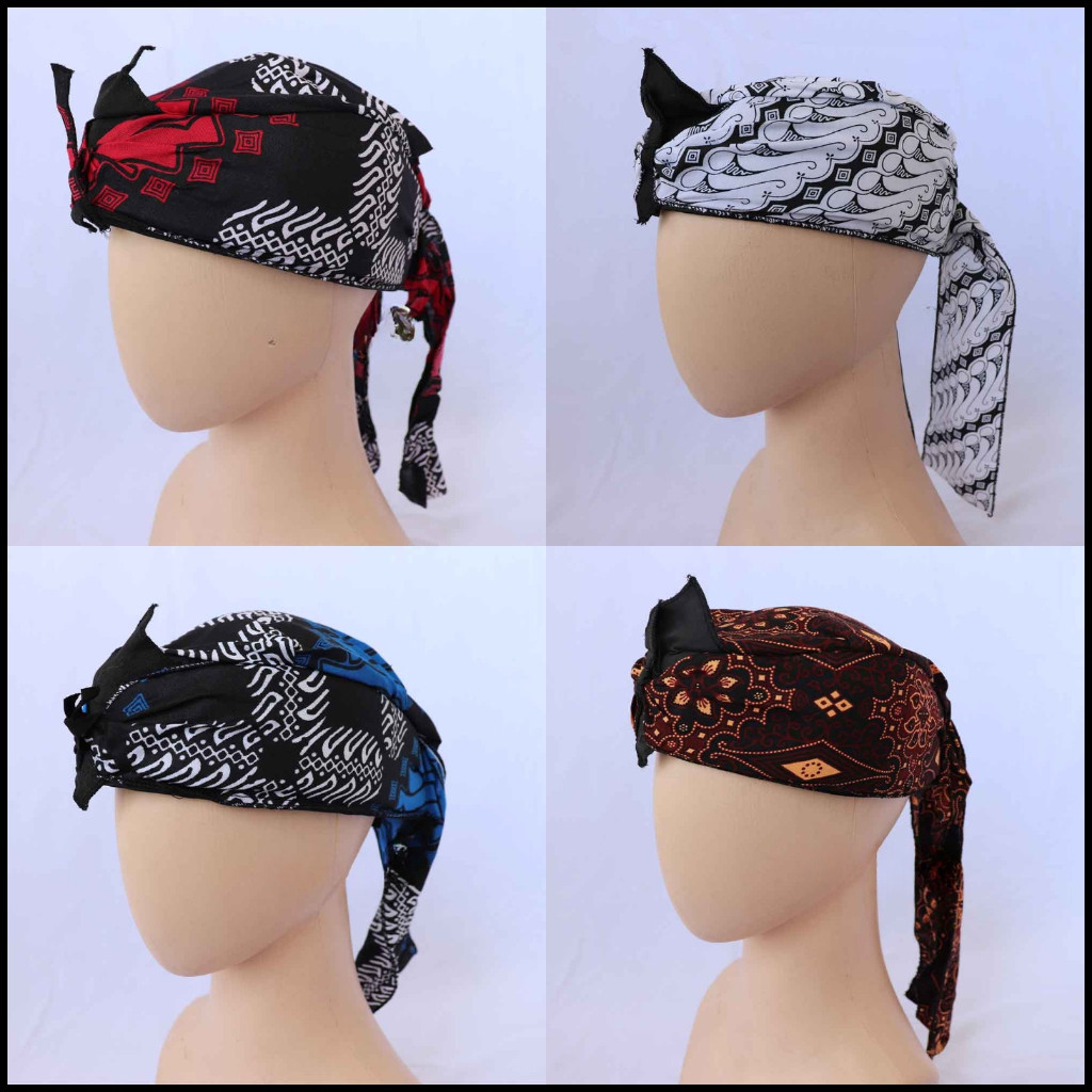 Sundanese blangkon headband, traditional West Java, Sundanese udeng ...