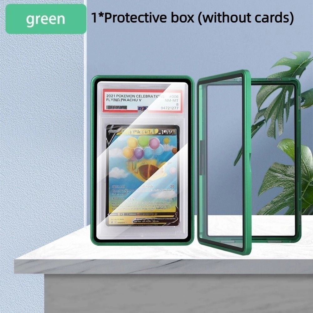 NEXTSG PSA/CGC Graded Cards Protector, Transparent UV Protection Card  Protective , Power Guard Aluminium Frame Durable Double-sided Glass  Magnetic Card Display | Shopee Singapore