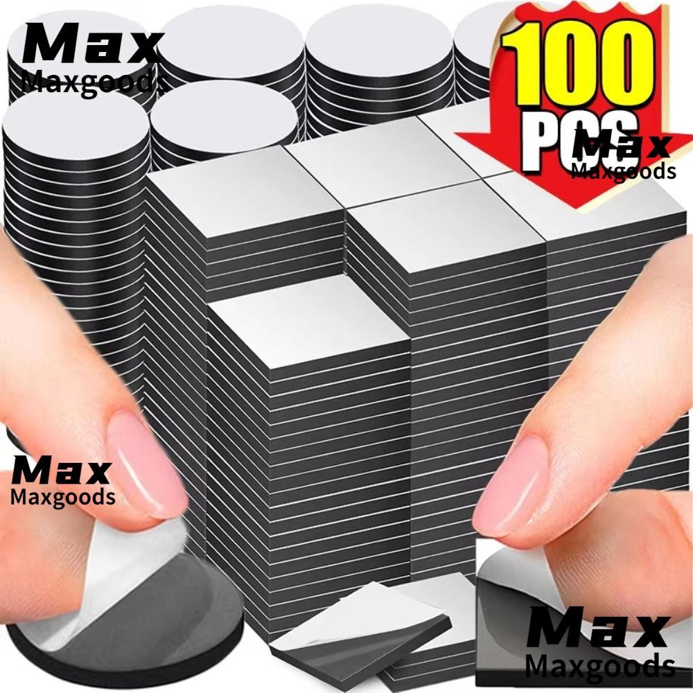 MAXG 50/100Pcs Magnetic Sheet, Self-adhesive with Adhesive Backing ...