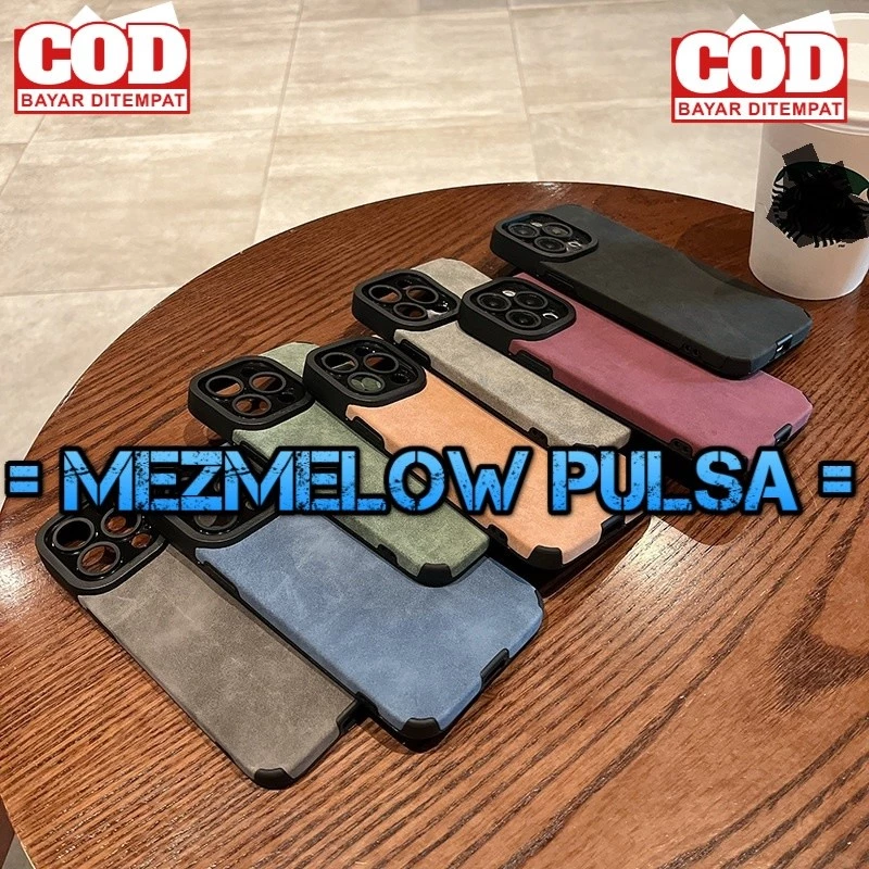 Casing Bludru Leather Phone Lens Protection Lamb Caseng IPHONE 7 PLUS / IPHONE 8 PLUS - Gambar 3