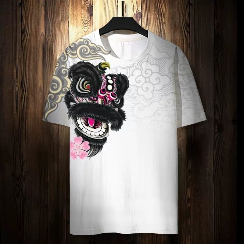 Chien De Tête Avec Design Plat De Tshirt Vecteur Drapeau Américain