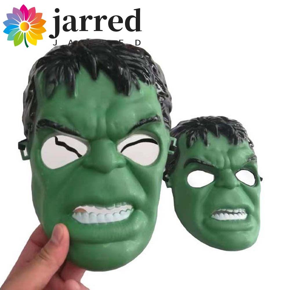JARRED Hulk Mask Plastic Full Face With Adjustable Strap Anime Marvel ...