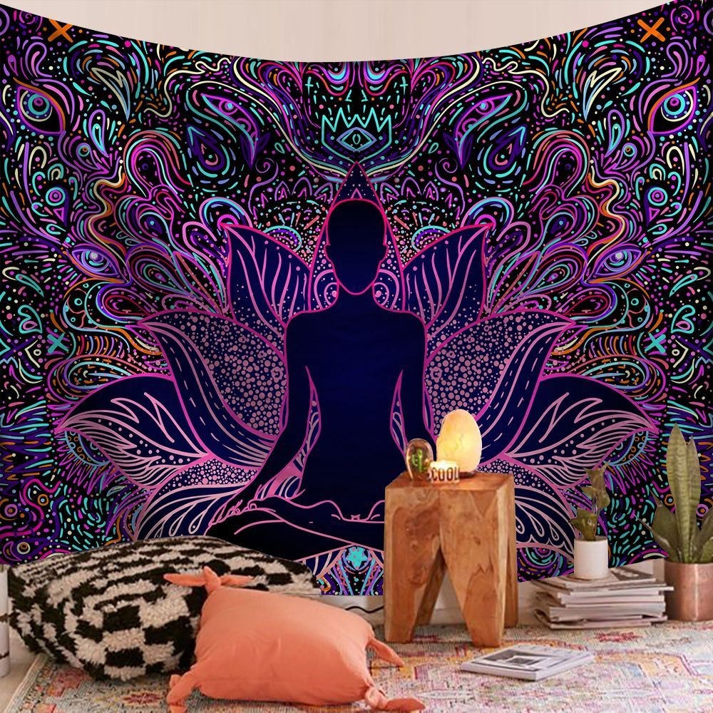 Indian Mandala Tapestry Wall Hanging Sandy Beach Throw Rug Blanket Camping Tent Travel Mattress Bohemian Tapestries Shopee Singapore
