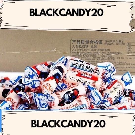 100g White Rabbit Creamy Milk Candy, Gula Susu Arnab Bulk Shanghai ...