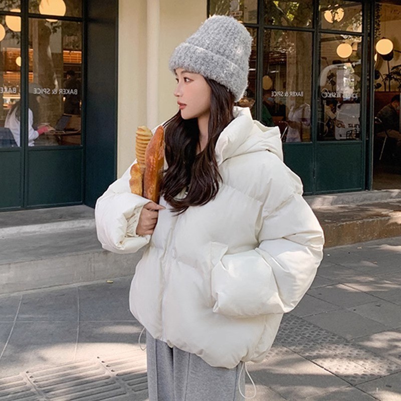 Korean style puffer jacket best sale