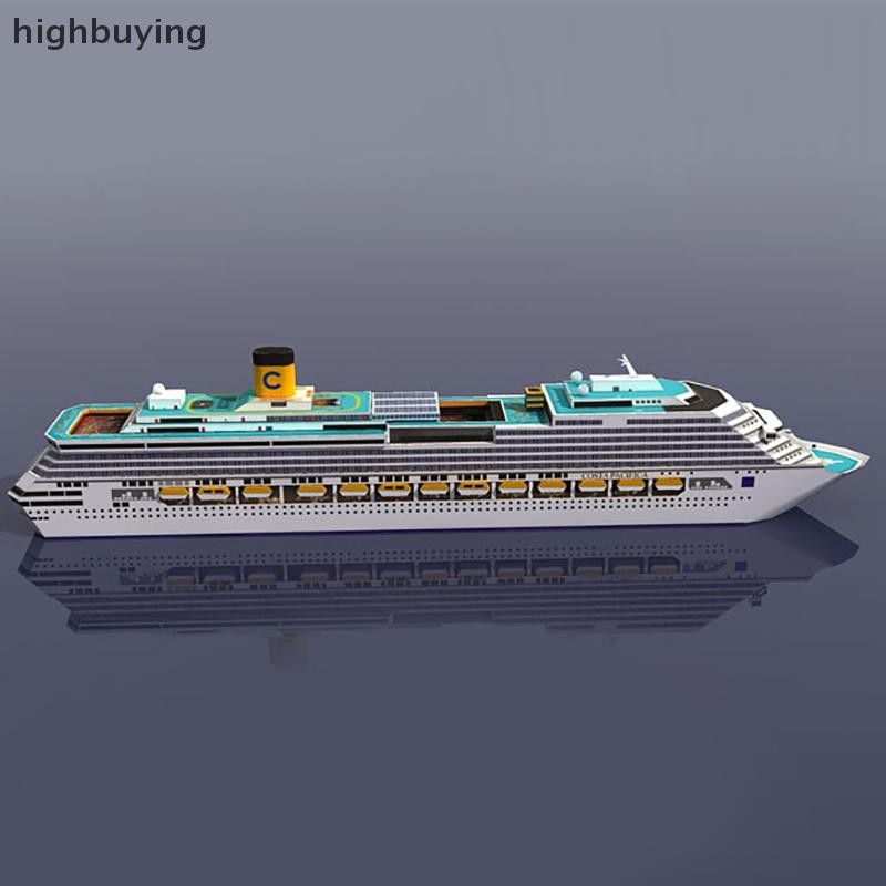 【HBSG】 Cruise Ship Paper Model Cruise Ship 3D Paper Model DIY Puzzle ...