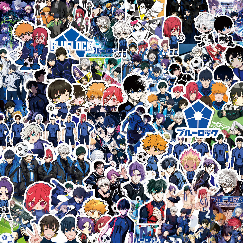 100Pcs/200Pcs BLUE LOCK Stickers DIY Fashion Decals Doodle Stickers ...