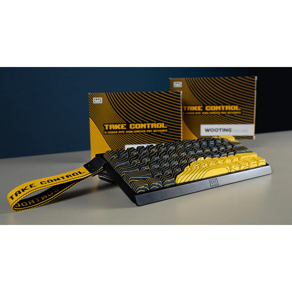 Wooting60HE+Wooting 5 sided Dye-sub PBT Keycap Set - Take