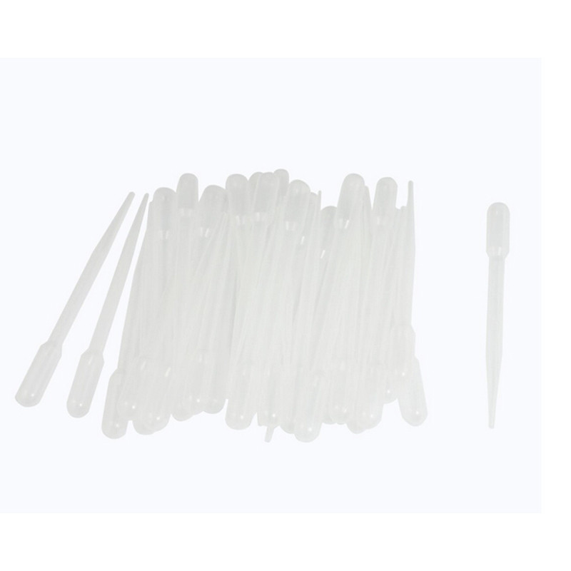 100 Pipettes Compte-gouttes Jetables 2ml - Plastique Transfert Liquide, Pour Labo/artisanat | Neuf