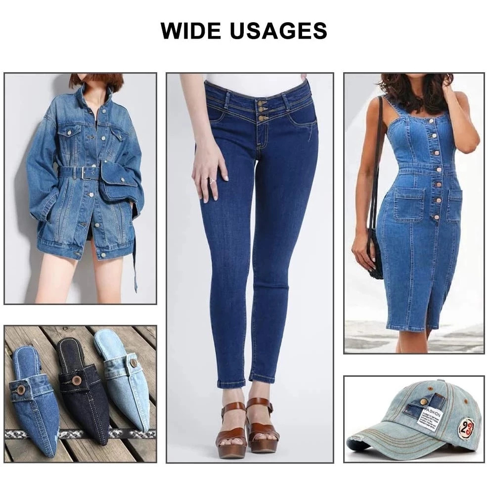10Pcs/Set Detachable Waist Extender Button for Jeans No Sewing ...