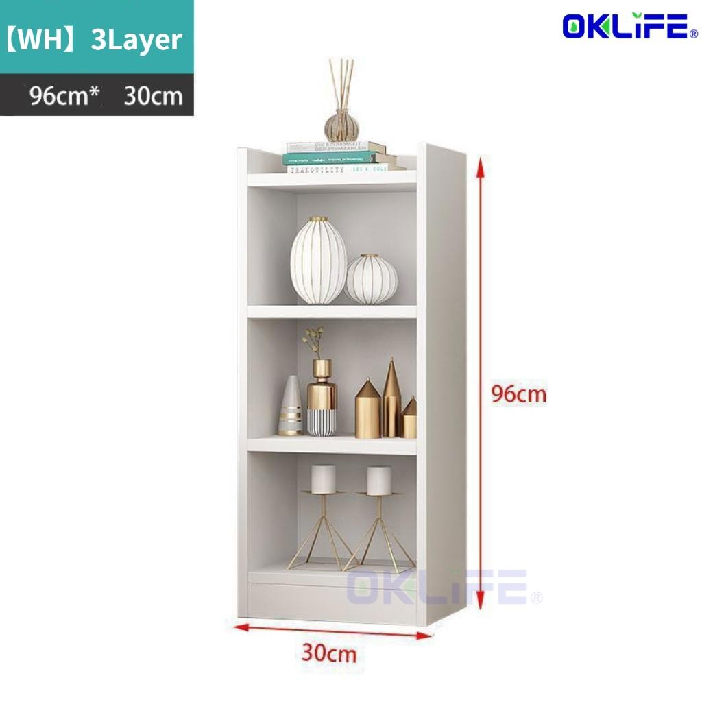storage display cabinet floor bookshelf floor simple collection narrow seam small shelf Bookshelf Storage Rack view 10