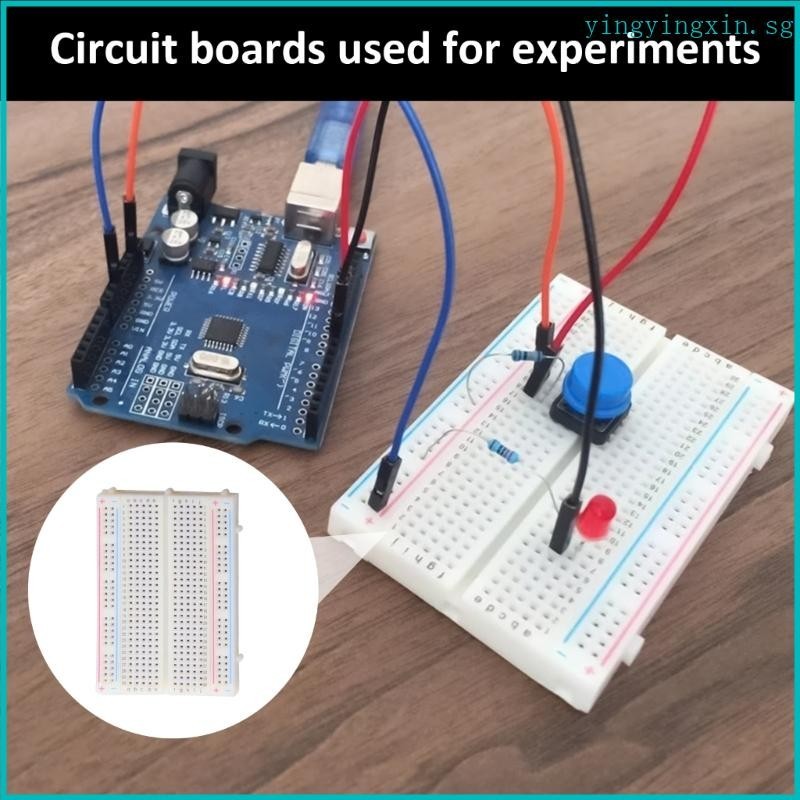 YIN 400 Tie Points Solderless Breadboard Universals Test Protoboard ...