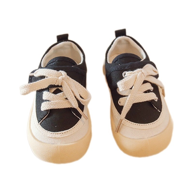 JOJO Canvas Shoes Sneakers Flat Bottom Shoes School Shoes Walking Shoes Size 26 31 Shopee Singapore