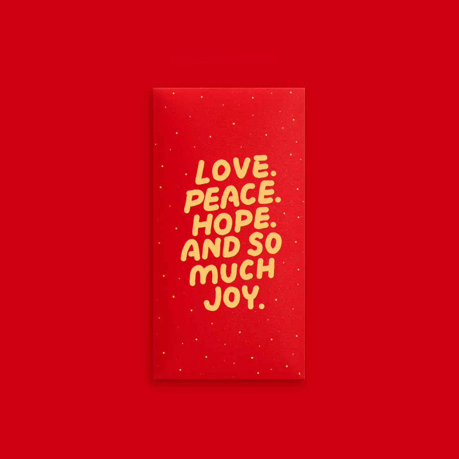 Love Peace Hope Ang Bao {Red Packet} Love Peace Hope Ang Bao {Red Packet}