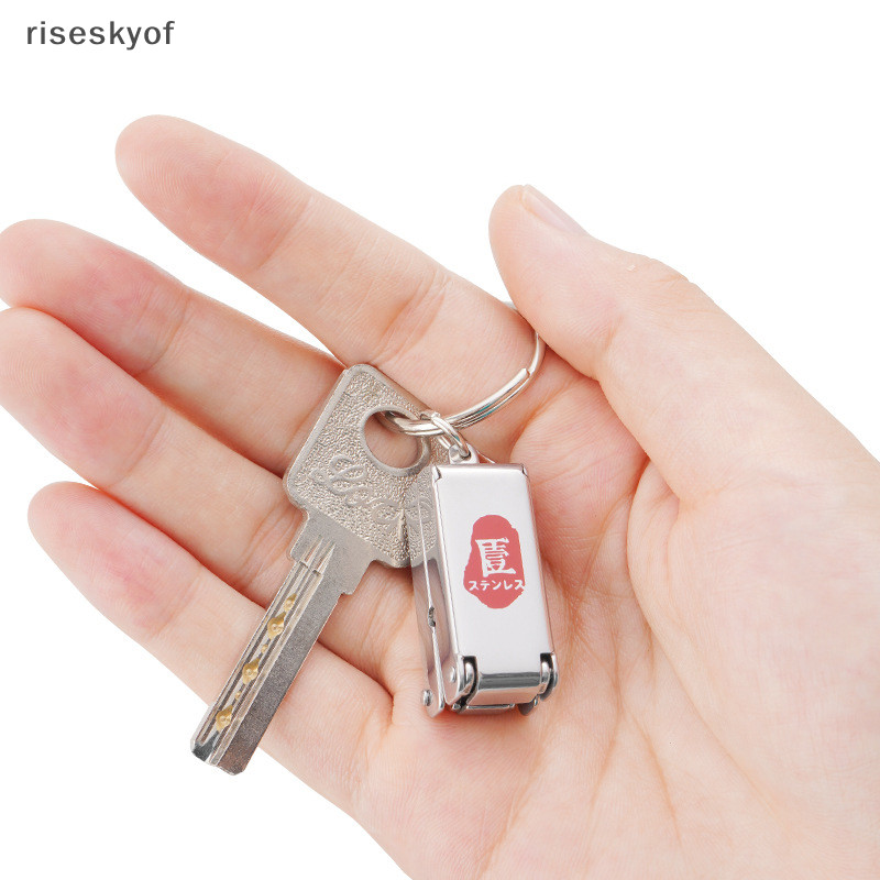 riseskyof Creative Mini Sharp Stainless Steel Nail Clippers Folding ...