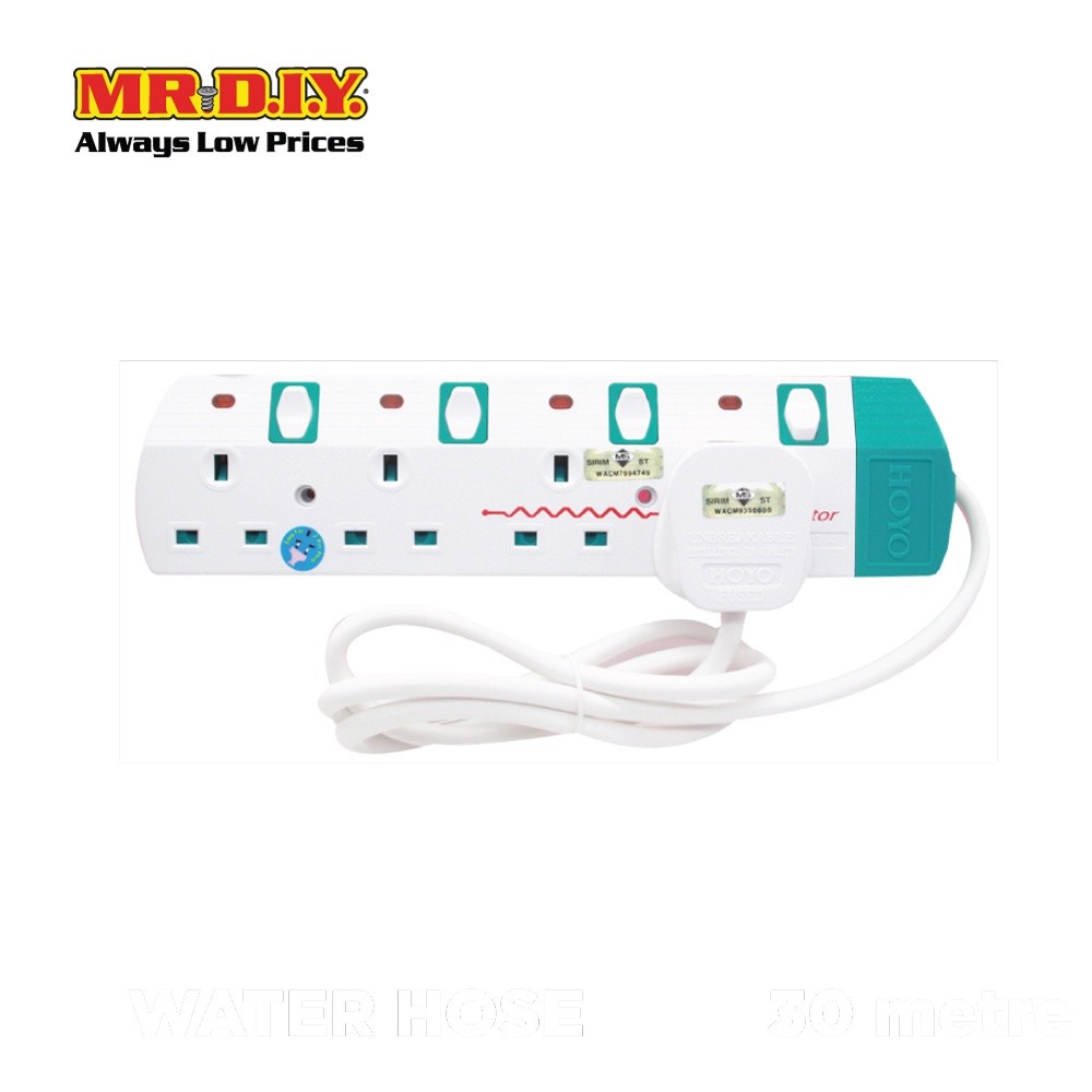 HOYO Trailing Socket 4 Gang (2m) | Shopee Singapore