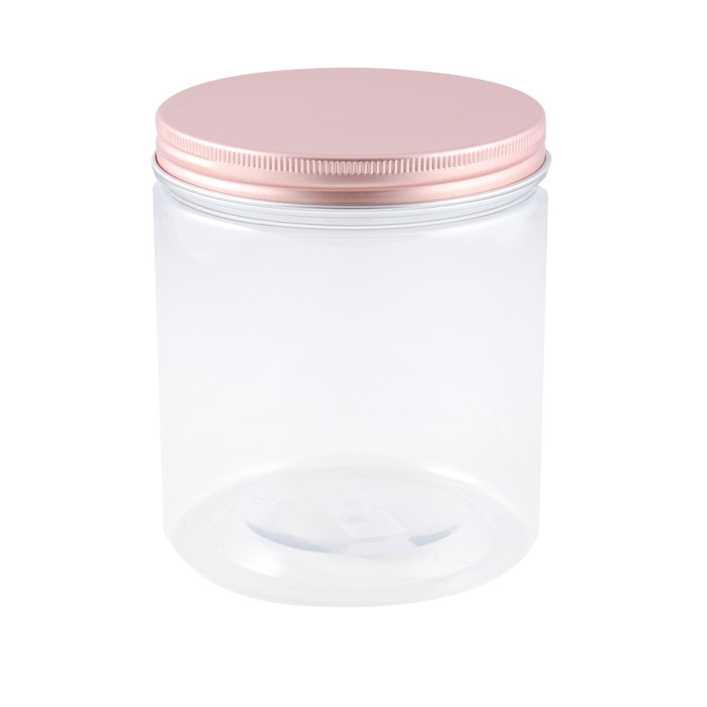 Redman Round Pet Container Rose Gold Aluminium Cap 820ml | Shopee Singapore