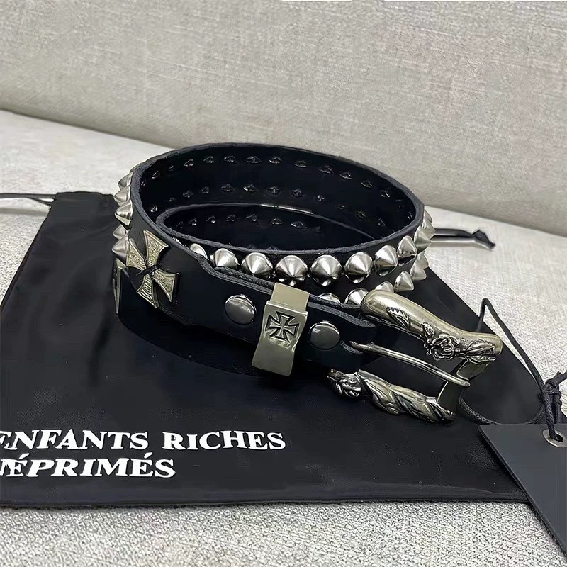 MINEDENIM Leather Western Belt （BLK） Namu Shop - Lemaire Minimal Western Belt - Black