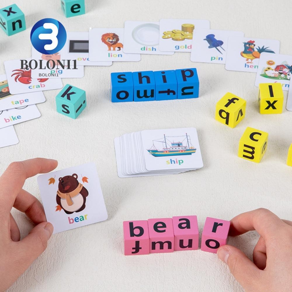 BO Alphabet Spelling Game Building Blocks Interactive Letter Learning ...