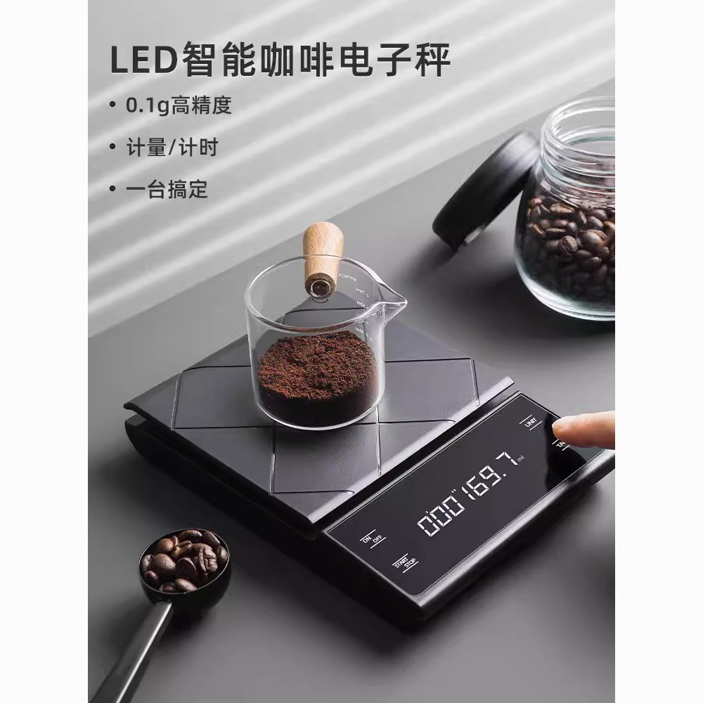 Precision Coffee Dosing Scale with Timer for Manual Brewing0.1Gram ...