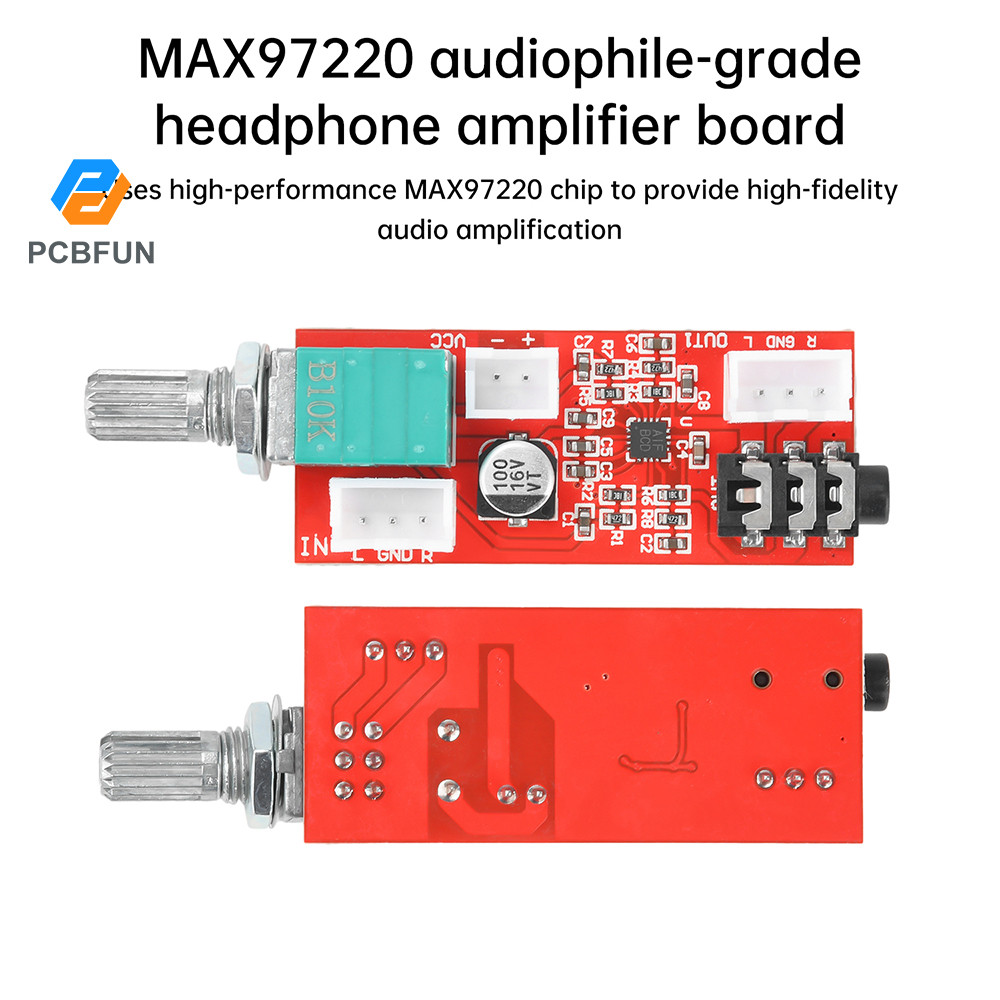 Pcbfun MAX97220 audiophile headphone amplifier board can be used as ...