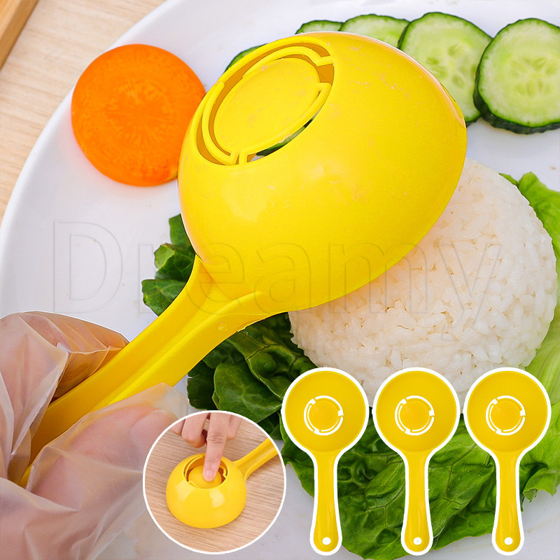 2 Pcs Yellow Half Round Rice Spoon Mold,Rice Serving Spoon Mold - View #10