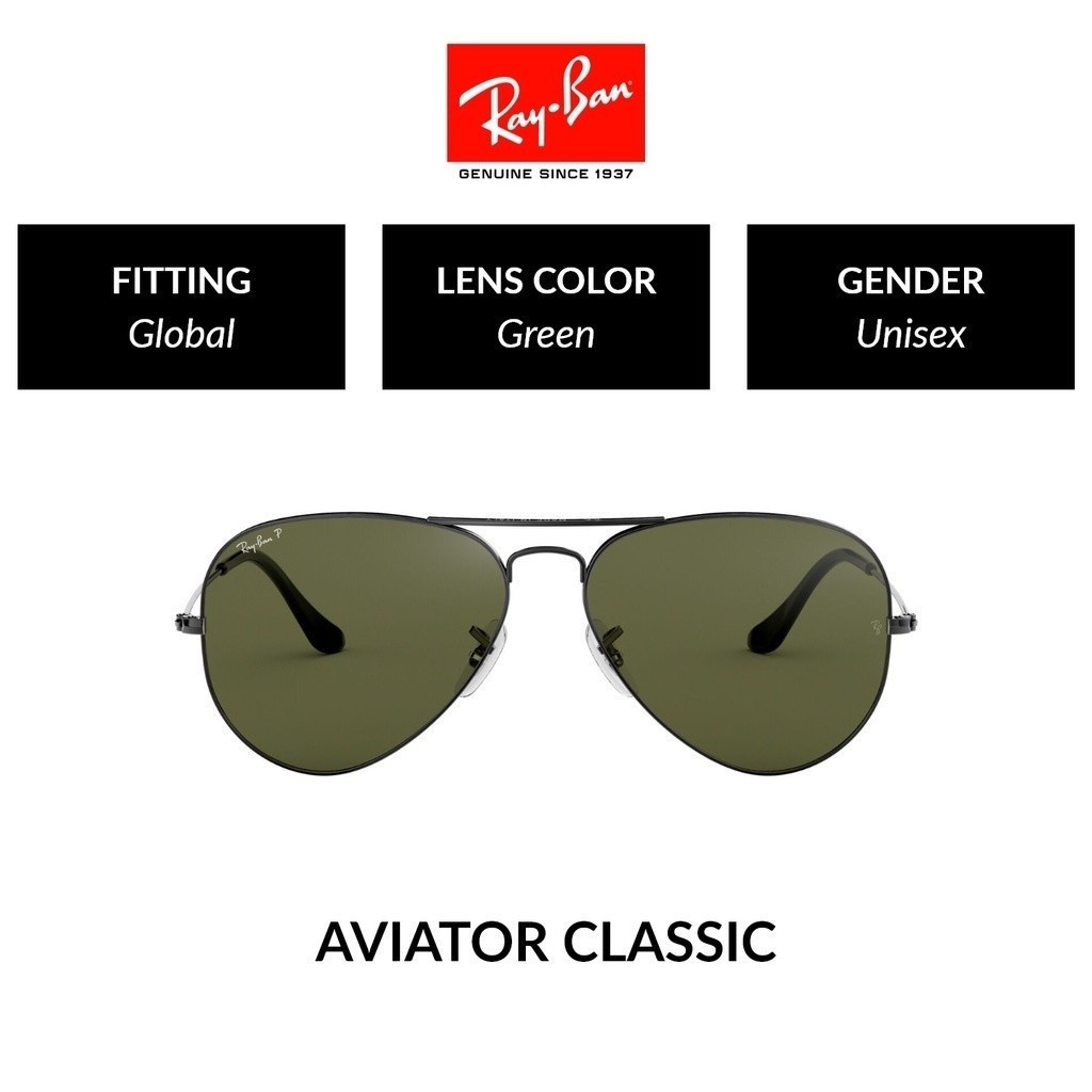 Aviator large metal rb3025 polarized sunglasses best sale