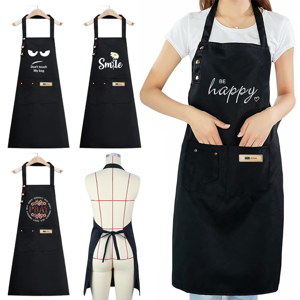 Household Chef's apron Fashionable apron with a front pocket ...