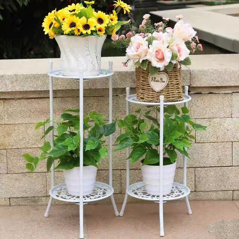 Metal Plant Shelves Flower Pot Holder Plant Stand Display / Nordic ...