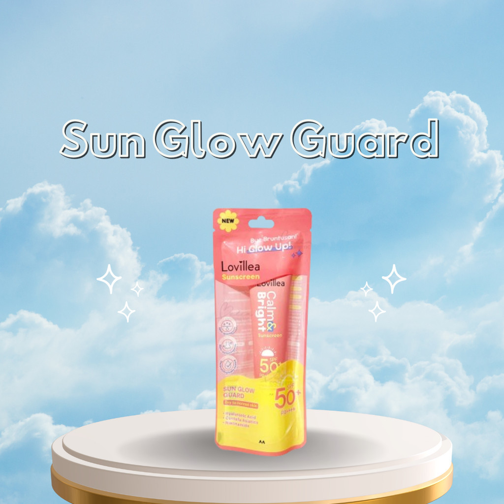 Lovillea Sunscreen Sun Glow Guard Lovillea Sunscreen Sun Matte Shield 30g / Merah Jingga Official - Gambar 4