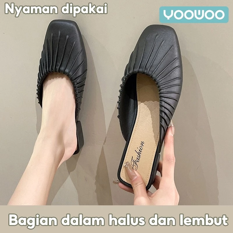 YooWoo Sandal Wanita / Sandal Wanita Kekinian / Sandal Wanita Korean Style / Sandal Wanita Terbaru 2026 / Sandal Wanita Elegan - Gambar 3