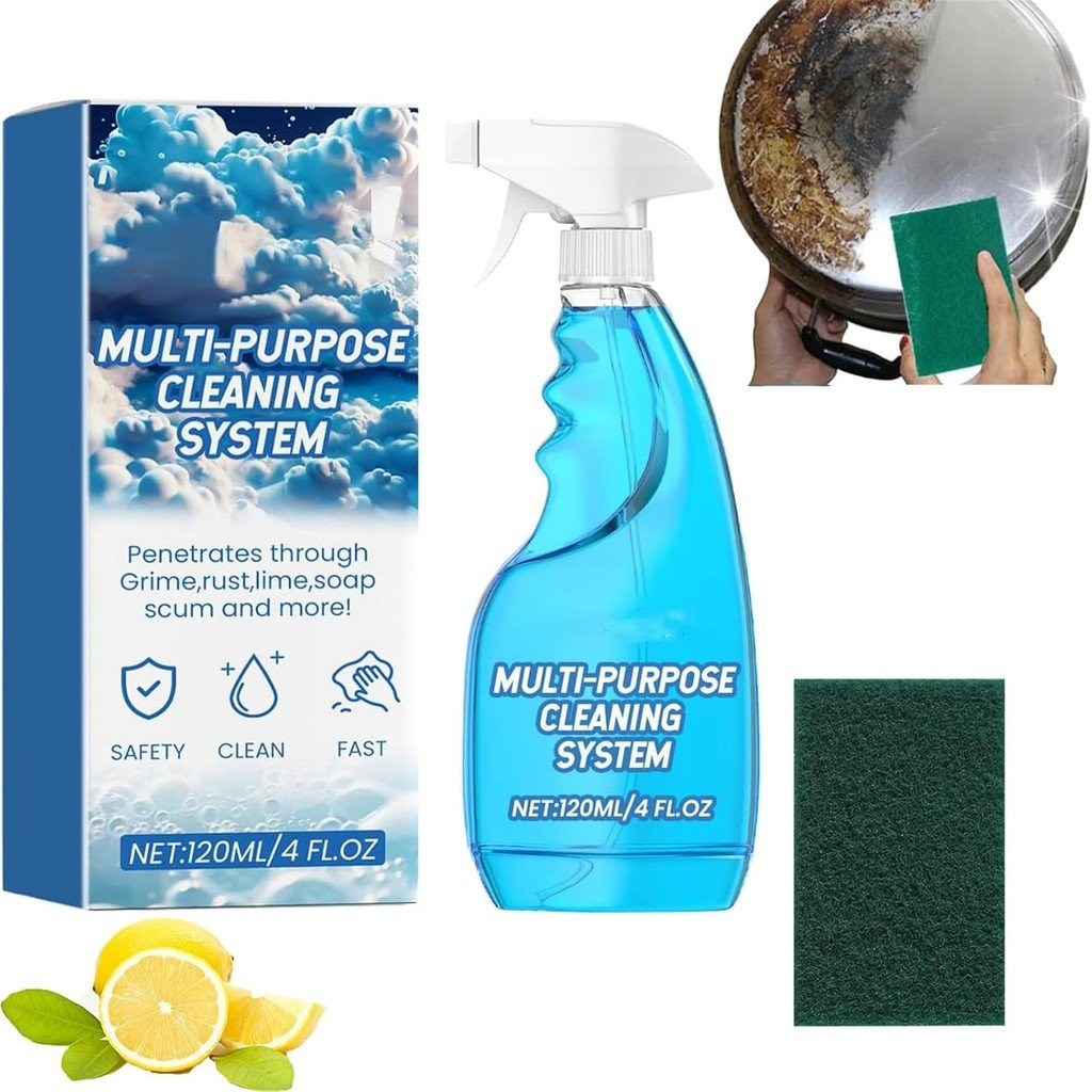Splash Tablets & Spray Bottle, 2025 New All Purpose Cleaner, Kitchen ...