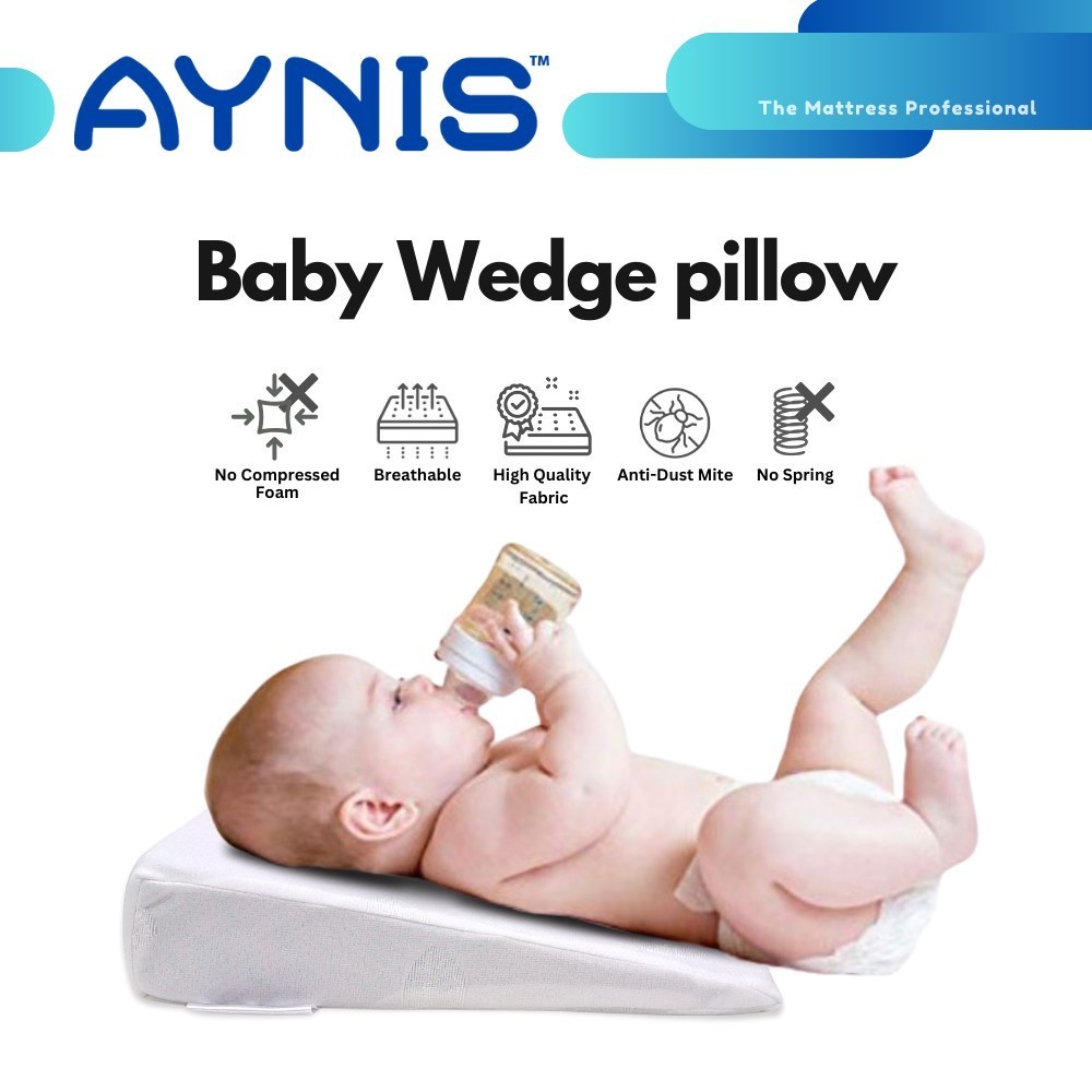 Wedge pillow for baby flat head sales